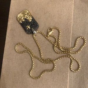 David Yurman Tag and Chain